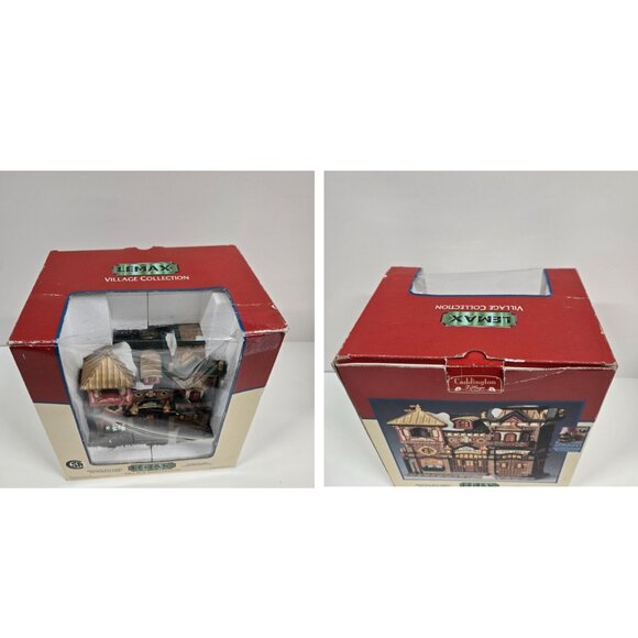 LEMAX Firehouse No. 9 2004 Lighted House w/ Box & Cord Retired 2006 Village - Picture 15 of 16